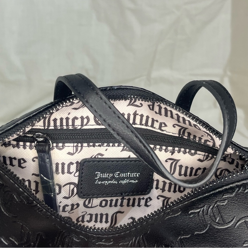 NWT Juicy Couture Black Mini Barrel Mini Bag - Picture 6 of 7